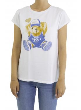 t shirt orsacchiotto con cappello 